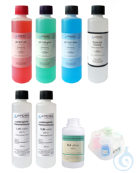 pH/EC-Kalibrierset pH 4,01/ 7,00/ 10,01 + (84/ 1413/ 12880) µS + 3M KCl +...